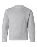Hanes P360 - Youth EcoSmart® Crewneck Sweatshirt — Light Steel (flat)