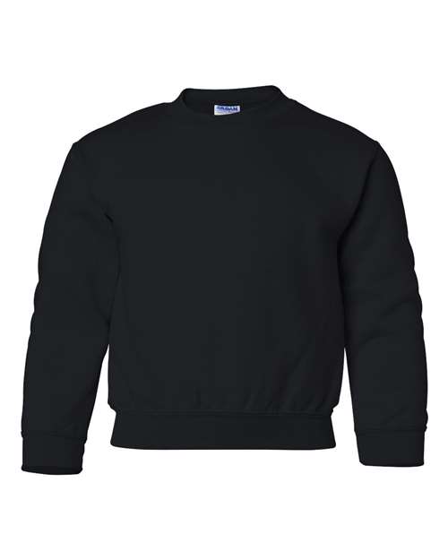 Gildan 18000B - Youth Heavy BlendTM Crewneck Sweatshirt - Black