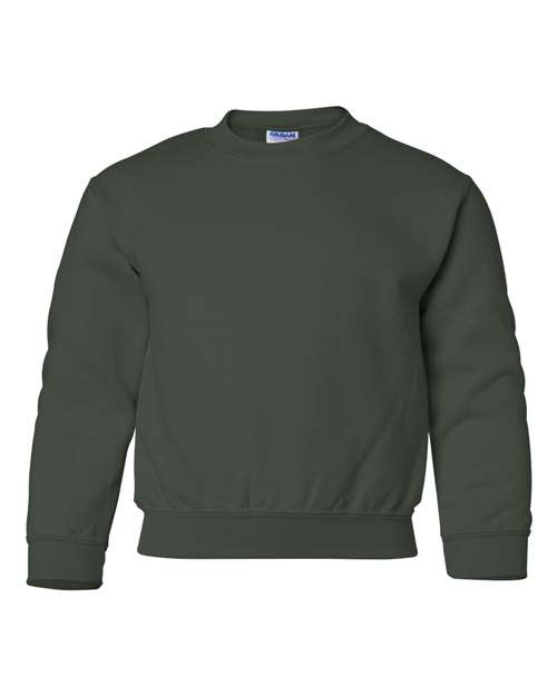 Gildan 18000B - Youth Heavy BlendTM Crewneck Sweatshirt - Forest
