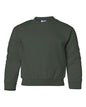 Gildan 18000B - Youth Heavy BlendTM Crewneck Sweatshirt - Forest