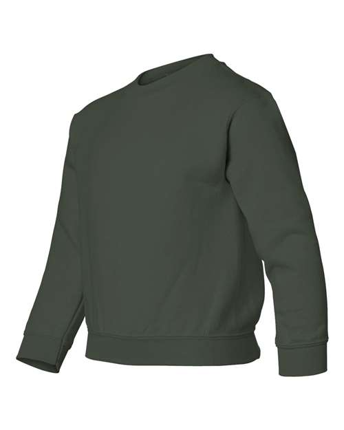Gildan 18000B - Youth Heavy BlendTM Crewneck Sweatshirt - Forest