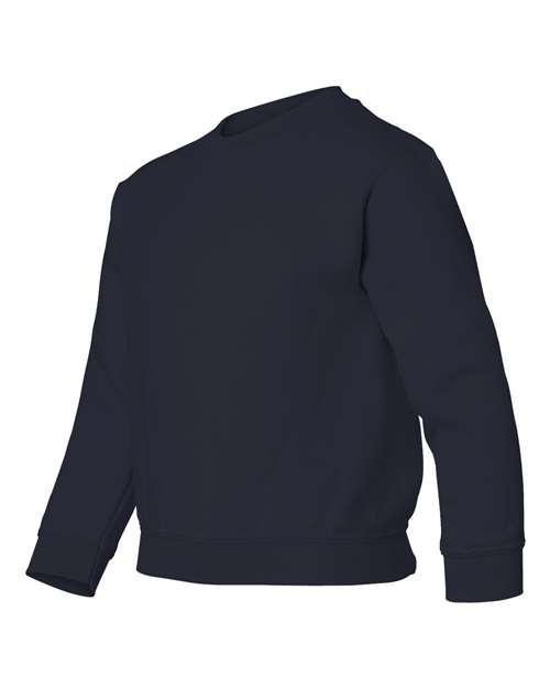 Gildan 18000B - Youth Heavy BlendTM Crewneck Sweatshirt - Navy