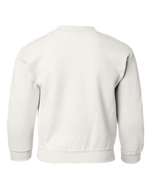 Gildan 18000B - Youth Heavy BlendTM Crewneck Sweatshirt - White