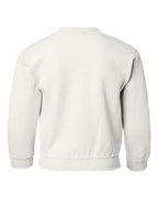 Gildan 18000B - Youth Heavy BlendTM Crewneck Sweatshirt - White