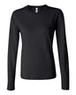 BELLA + CANVAS 6500 - Womens Jersey Long Sleeve Tee - Black