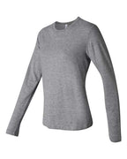 BELLA + CANVAS 6500 - Womens Jersey Long Sleeve Tee - Deep Heather