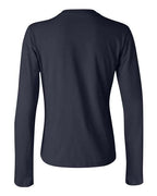 BELLA + CANVAS 6500 - Womens Jersey Long Sleeve Tee - Navy