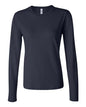 BELLA + CANVAS 6500 - Womens Jersey Long Sleeve Tee - Navy