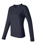 BELLA + CANVAS 6500 - Womens Jersey Long Sleeve Tee - Navy