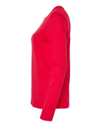 BELLA + CANVAS 6500 - Womens Jersey Long Sleeve Tee - Red