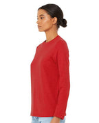 BELLA + CANVAS 6500 - Womens Jersey Long Sleeve Tee - Red