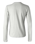 BELLA + CANVAS 6500 - Womens Jersey Long Sleeve Tee - White