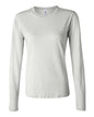 BELLA + CANVAS 6500 - Womens Jersey Long Sleeve Tee - White
