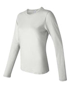 BELLA + CANVAS 6500 - Womens Jersey Long Sleeve Tee - White