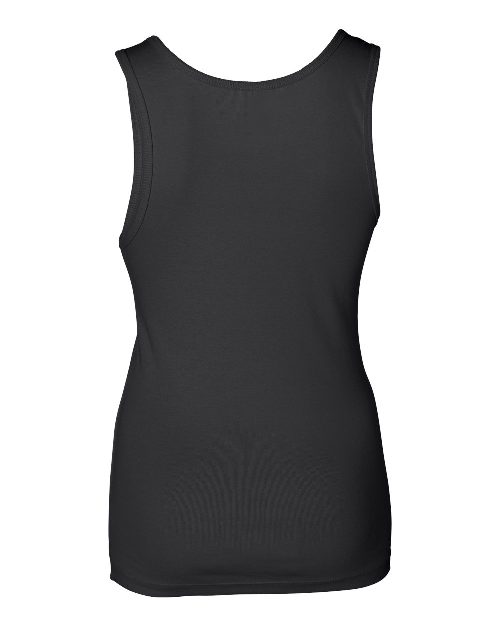 BELLA + CANVAS 1080 — Women's Baby Rib Tank — Black (flat)