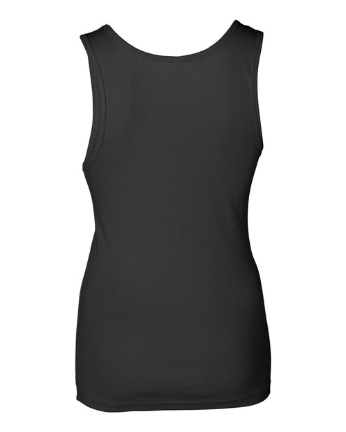 BELLA + CANVAS 1080 — Women's Baby Rib Tank — Black (flat)