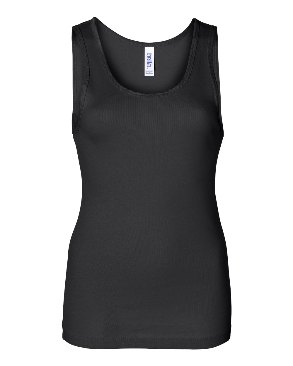 BELLA + CANVAS 1080 — Women's Baby Rib Tank — Black