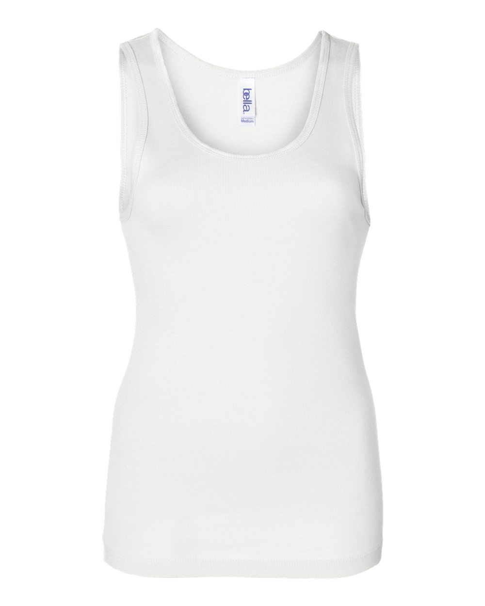 BELLA + CANVAS 1080 — Women's Baby Rib Tank — White