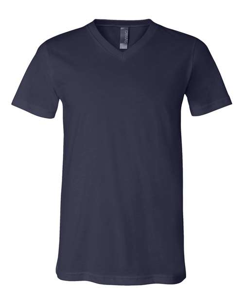 BELLA + CANVAS 3005 - Unisex Jersey V-Neck Tee - Navy
