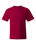 Hanes 5180 - Unisex Beefy-T® T-Shirt — Deep Red (flat)