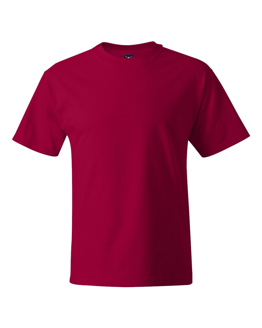 Hanes 5180 - Unisex Beefy-T® T-Shirt — Deep Red (flat)