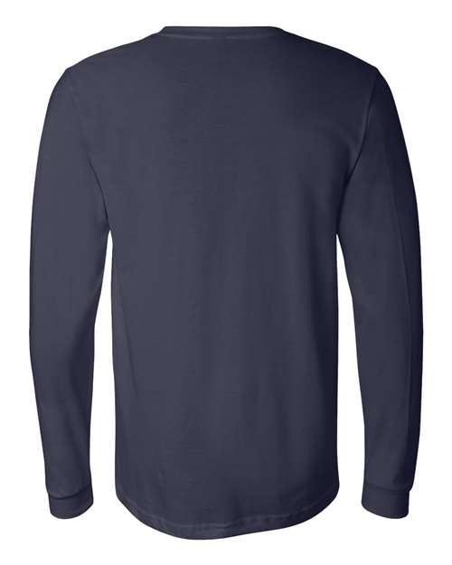 BELLA + CANVAS 3501 - Unisex Jersey Long Sleeve Tee - Navy