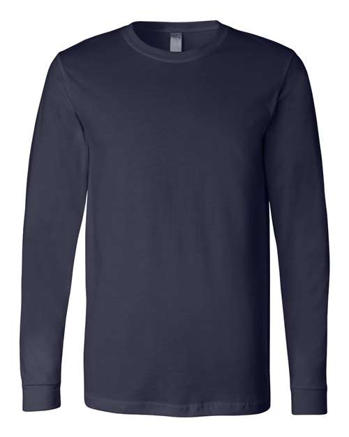 BELLA + CANVAS 3501 - Unisex Jersey Long Sleeve Tee - Navy