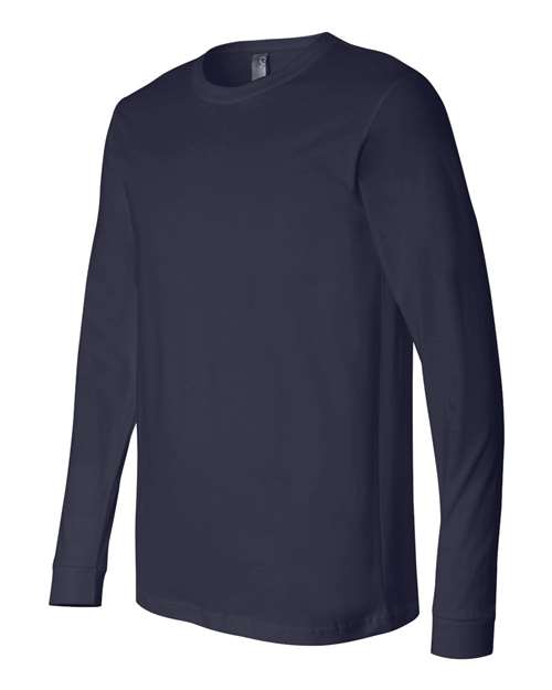 BELLA + CANVAS 3501 - Unisex Jersey Long Sleeve Tee - Navy