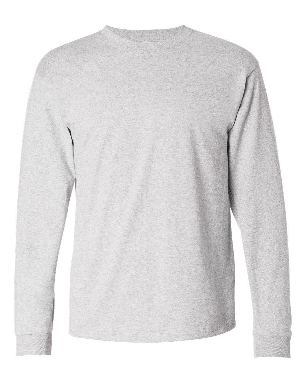 Hanes 5586 - Authentic Long Sleeve T-Shirt — Ash (flat)