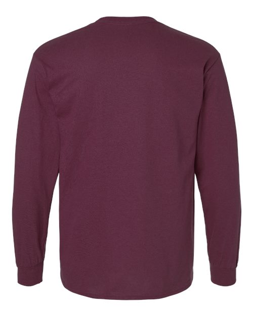 Gildan 2400 - Unisex Ultra Cotton Long Sleeve T-Shirt - Maroon