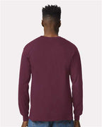 Gildan 2400 - Unisex Ultra Cotton Long Sleeve T-Shirt - Maroon