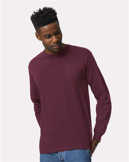 Gildan 2400 - Unisex Ultra Cotton Long Sleeve T-Shirt - Maroon