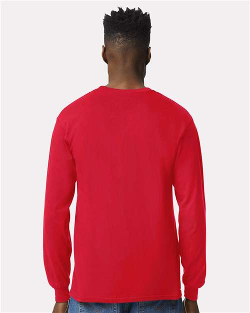 Gildan 2400 - Unisex Ultra Cotton Long Sleeve T-Shirt - Red