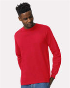 Gildan 2400 - Unisex Ultra Cotton Long Sleeve T-Shirt - Red