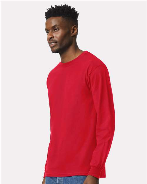 Gildan 2400 - Unisex Ultra Cotton Long Sleeve T-Shirt - Red
