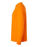 Gildan 2400 - Unisex Ultra Cotton Long Sleeve T-Shirt - Safety Orange