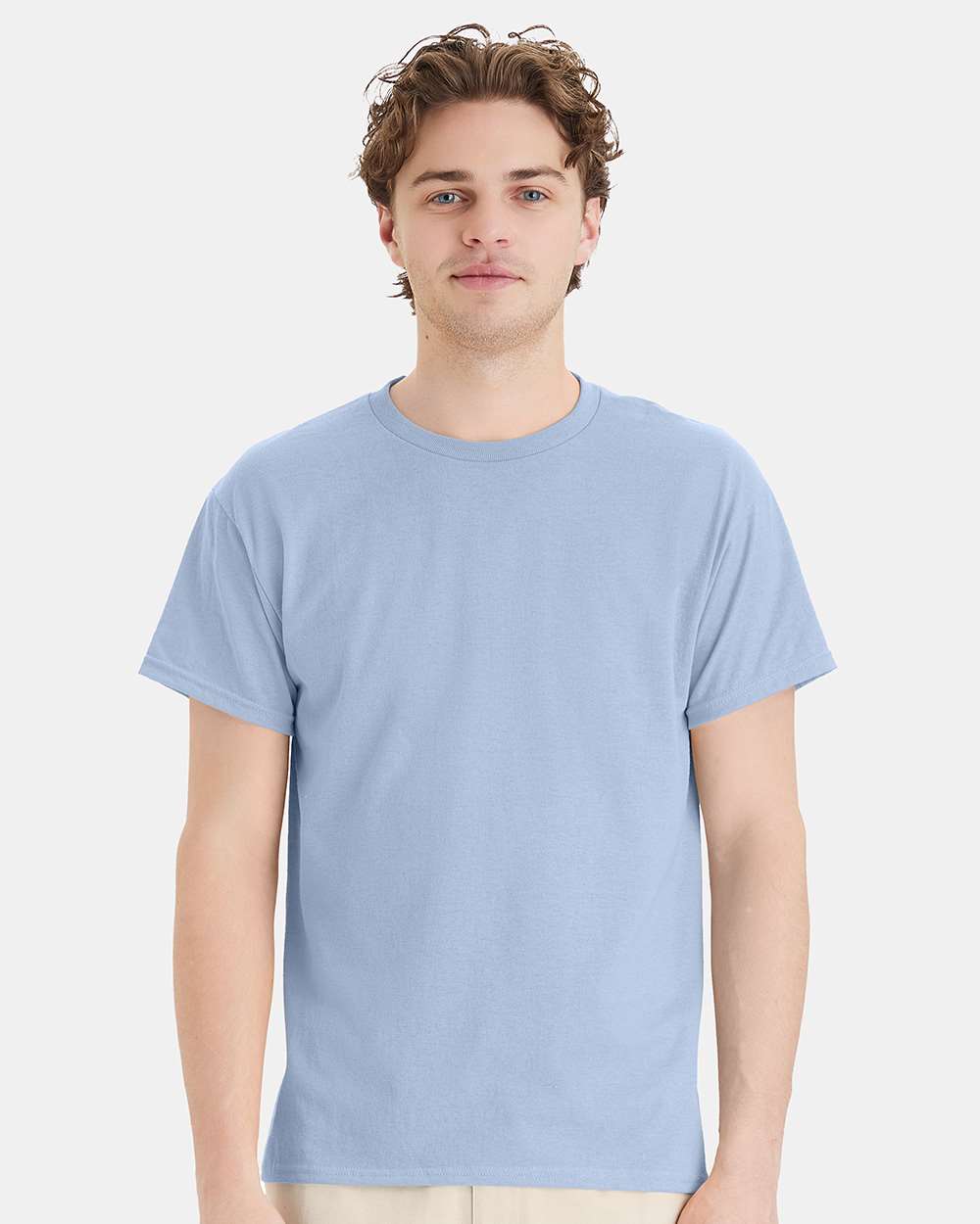 Hanes 5170 - Unisex EcoSmart® T-Shirt — Light Blue