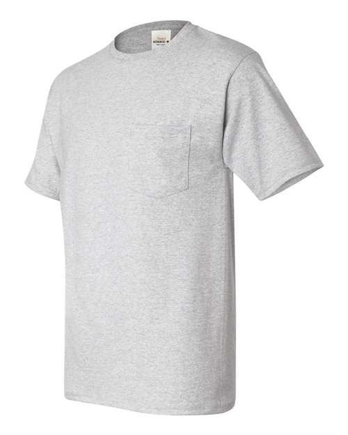 Hanes 5590 - Unisex Authentic Pocket T-Shirt Hanes