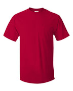 Hanes 5590 - Men's Authentic Pocket T-Shirt — Deep Red (flat)