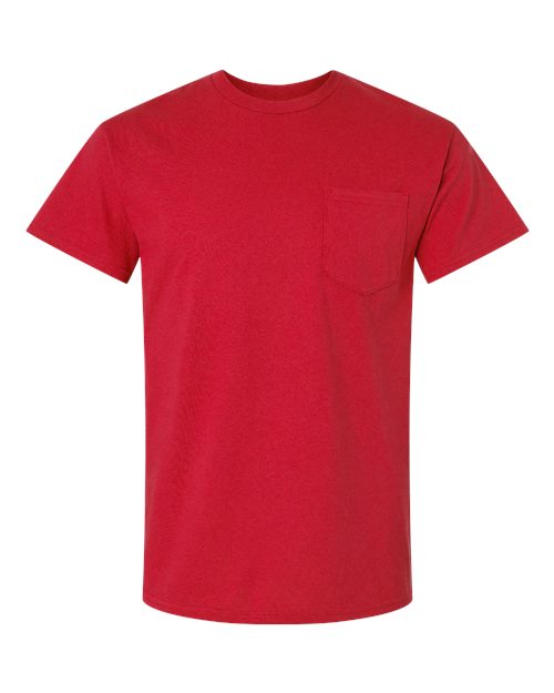 Gildan 2300 - Unisex Ultra Cotton Pocket T-Shirt - Red