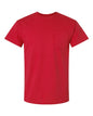 Gildan 2300 - Unisex Ultra Cotton Pocket T-Shirt - Red