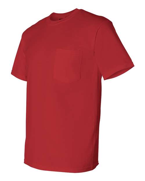 Gildan 8300 - Unisex DryBlend Pocket T-Shirt - Red