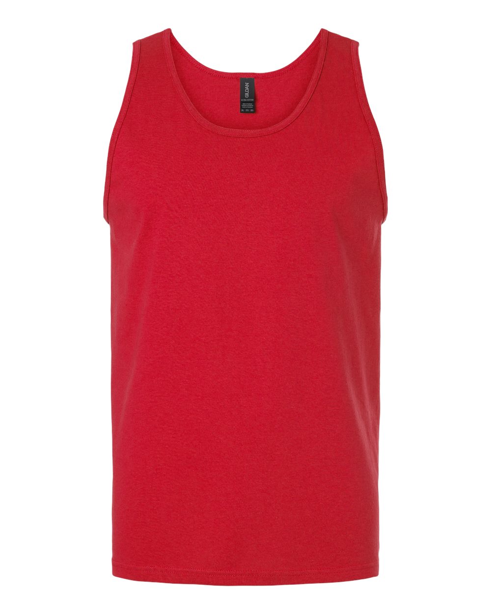 Gildan 2200 — Unisex Ultra Cotton® Tank Top — Red (flat)