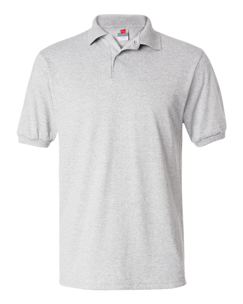 Hanes 054X - Men's EcoSmart® Jersey Polo — Ash (flat)