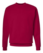 Hanes P160 - Unisex EcoSmart® Crewneck Sweatshirt — Deep Red (flat)
