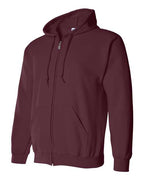 Gildan 18600 - Unisex Heavy BlendTM Full-Zip Hooded Sweatshirt - Maroon
