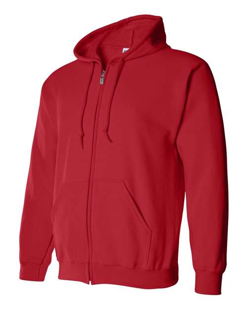 Gildan 18600 - Unisex Heavy BlendTM Full-Zip Hooded Sweatshirt - Red