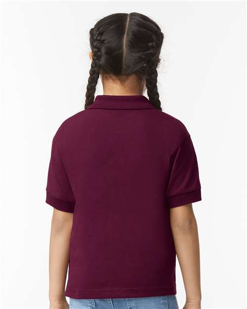 Gildan 8800B - Youth DryBlend Jersey Polo - Maroon