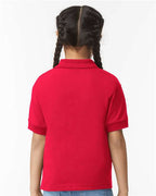 Gildan 8800B - Youth DryBlend Jersey Polo - Red