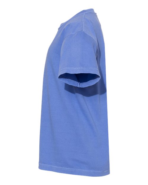 Comfort Colors 9018 - Youth Garment-Dyed Heavyweight T-Shirt - Flo Blue